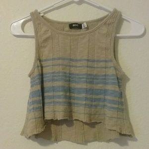 Loose Knit Sweater Crop Top